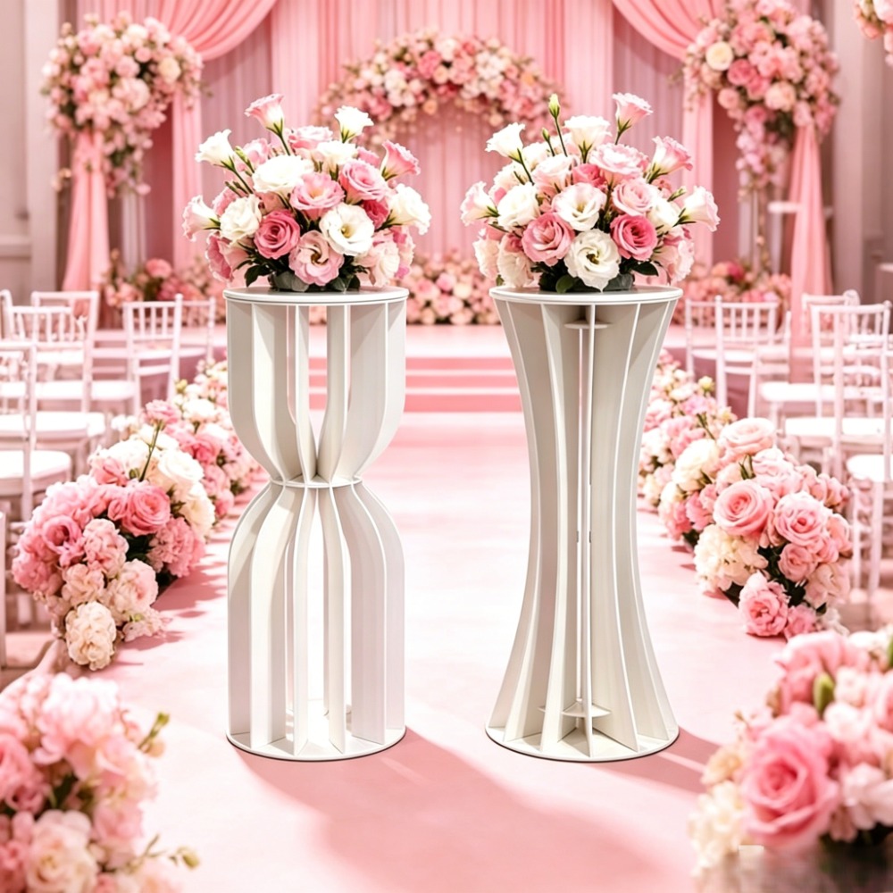 Wedding Supply Rentals - Stojak na kwiaty z PVC w