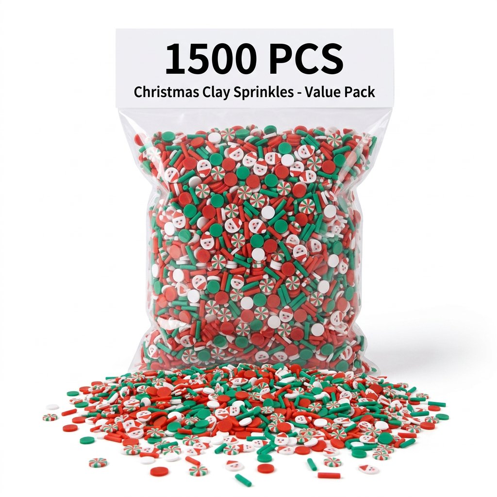 Wedding Supply Bulk - 1500 szt. świątecznych ozdób z gliny,