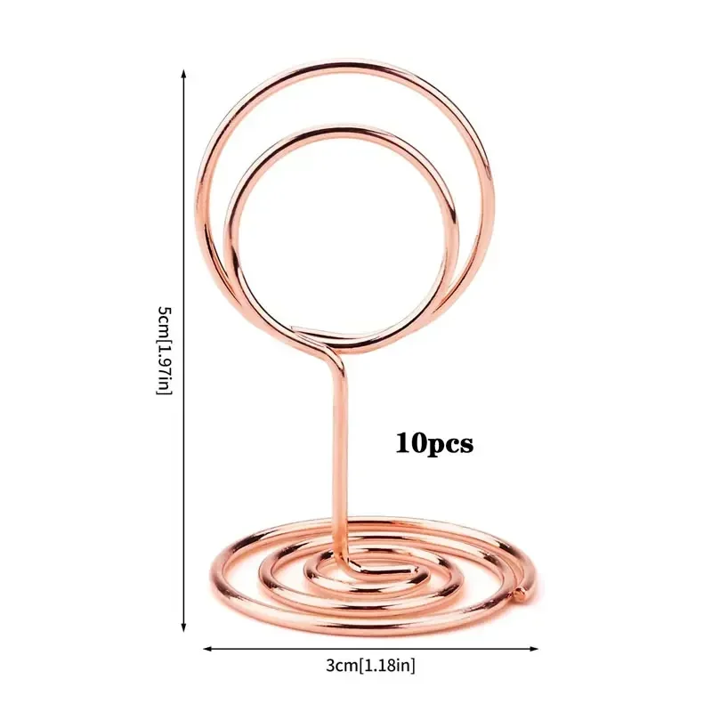 10 SZT. Metalowe Stojaki na Wi – Table Number Gold recenzja i cena