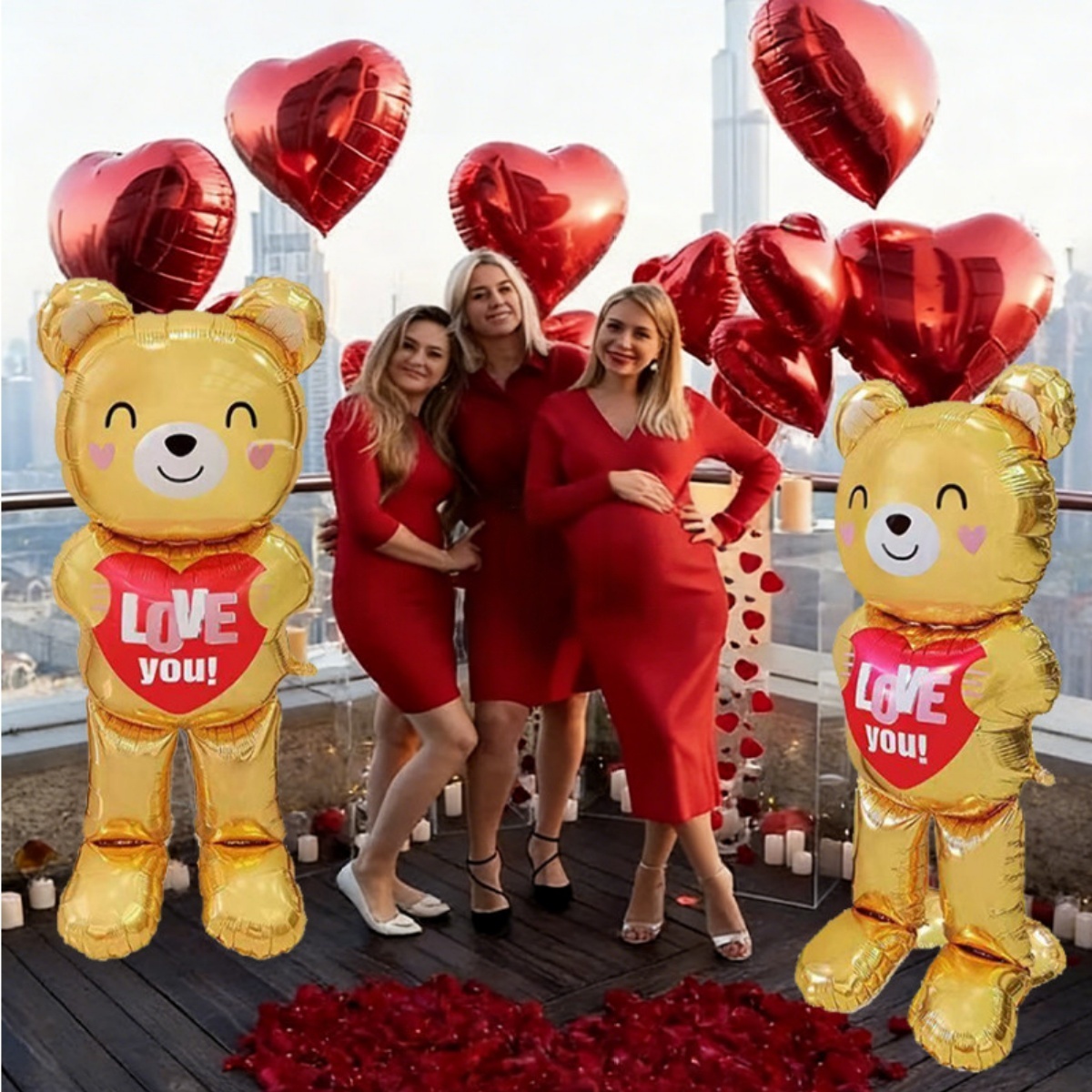 Duży 60-calowy balon w kształc – Confetti Balloon Set recenzja i cena