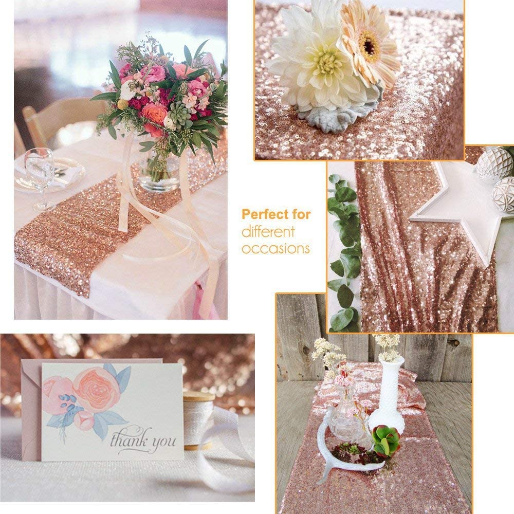 Błyszczące bieżniki na stół w  – Table Runner Sequin recenzja i cena
