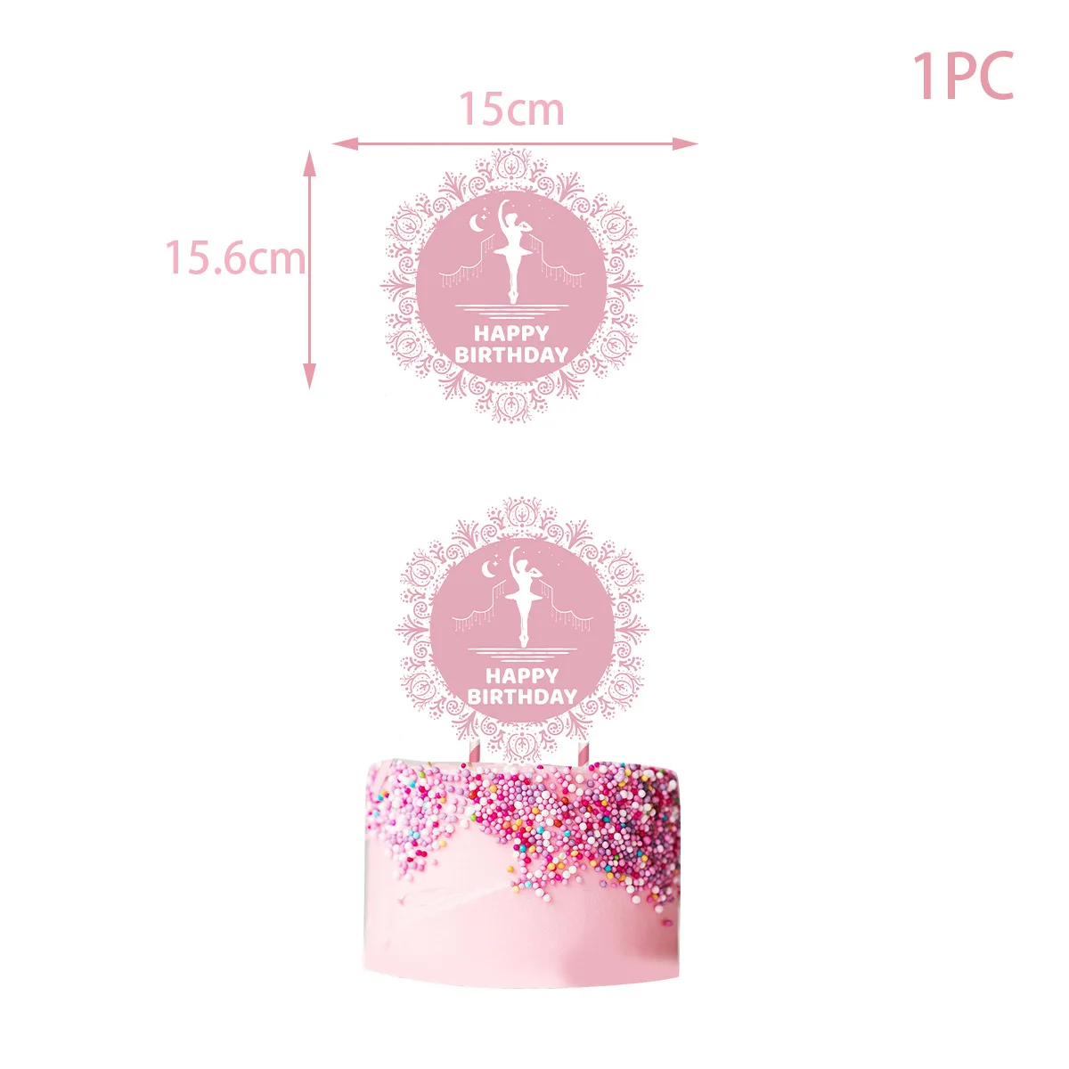 Różowa balerina baletnica Happ – Confetti Balloon Set recenzja i cena