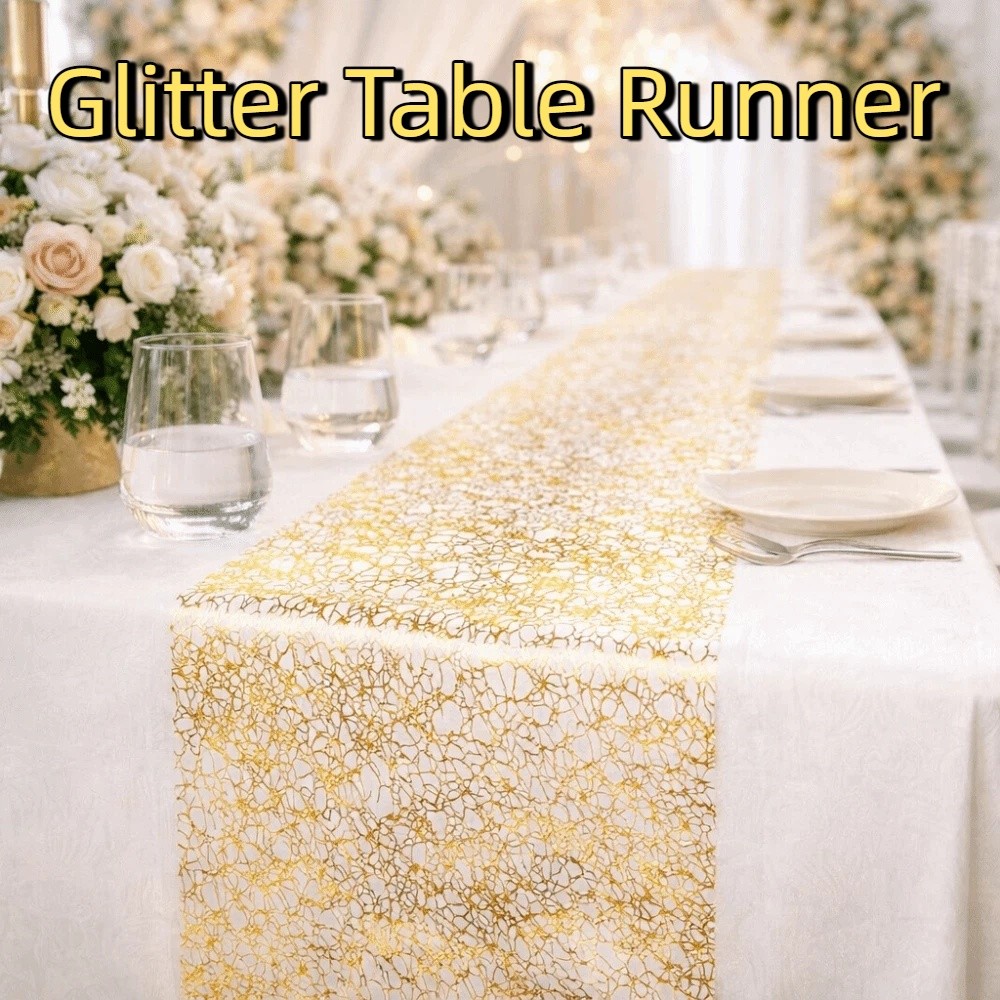 Błyszczący bieżnik na stół z b – Table Runner Sequin recenzja i cena