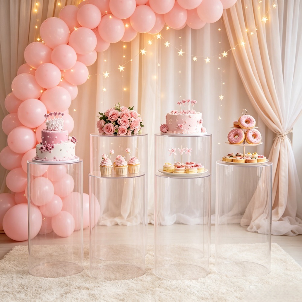 3/5 szt. Białe cylindryczne po – Wedding Support recenzja i cena