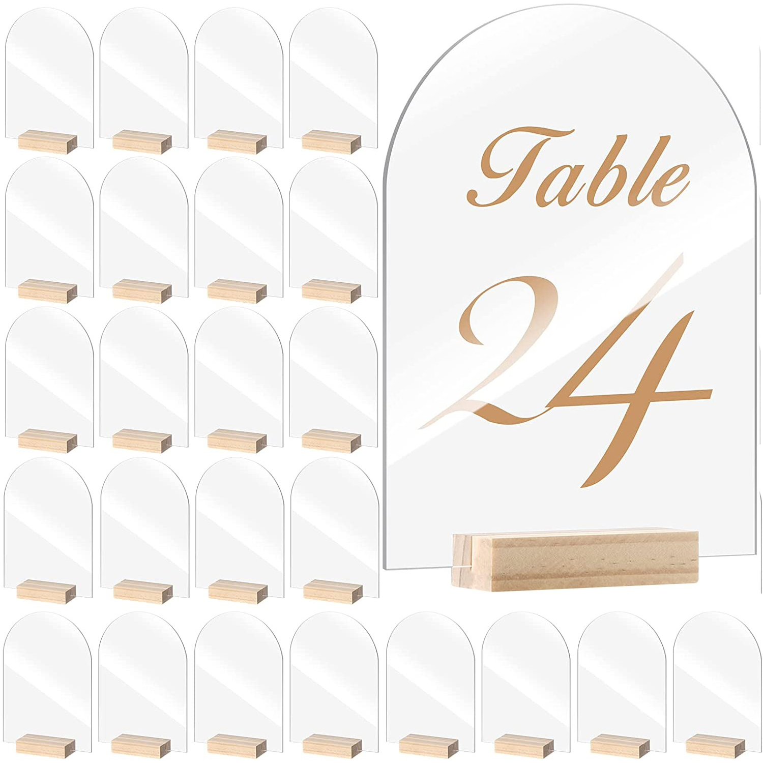10/20/30/50 sztuk Arch akrylow – Table Number Gold recenzja i cena