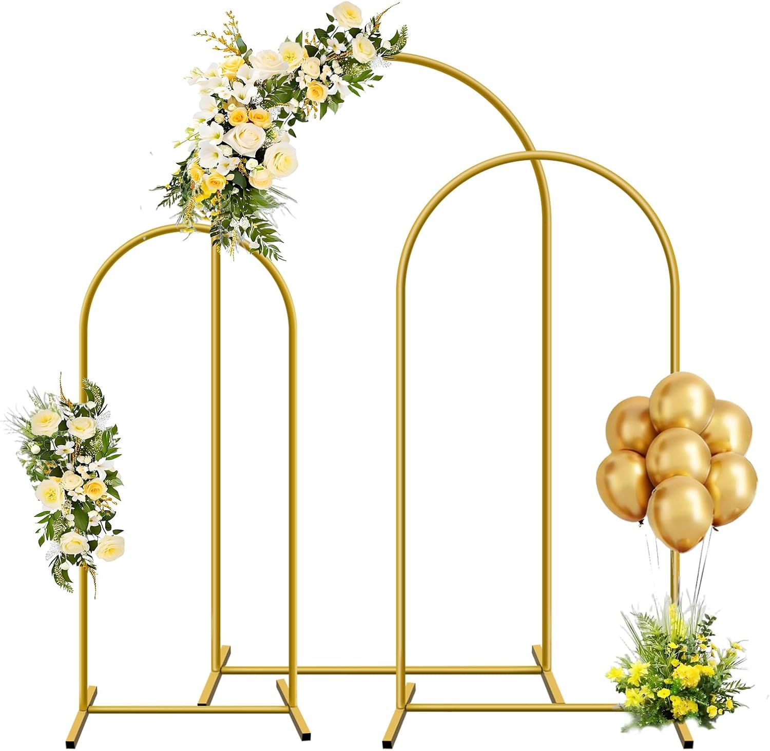 1 szt. Złoty Metalowy Łuk Tło  – Wedding Support recenzja i cena