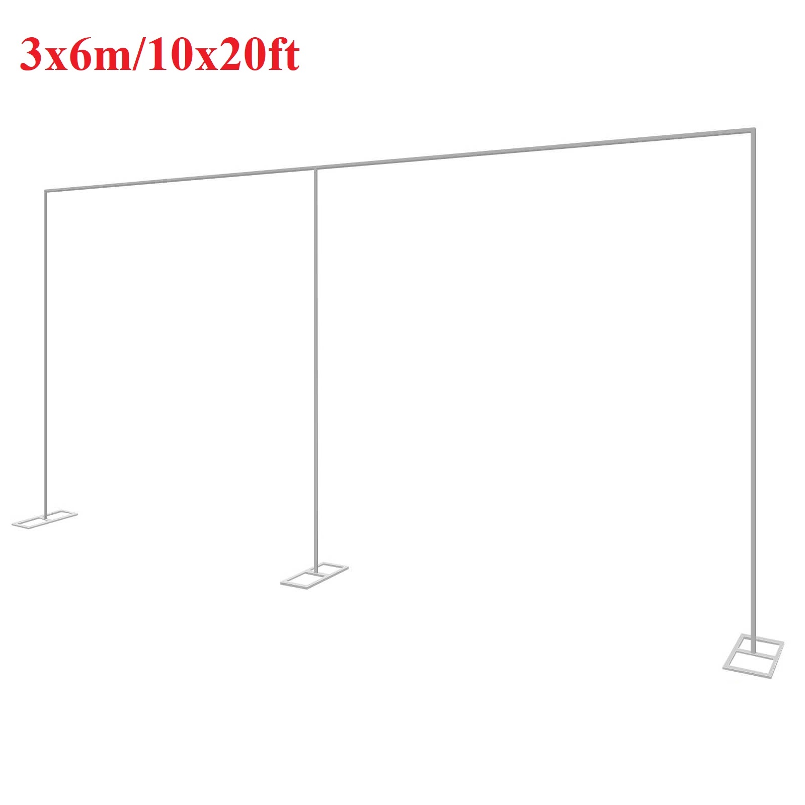3x6m/10x20ft metalowy łuk ślub – Wedding Support recenzja i cena